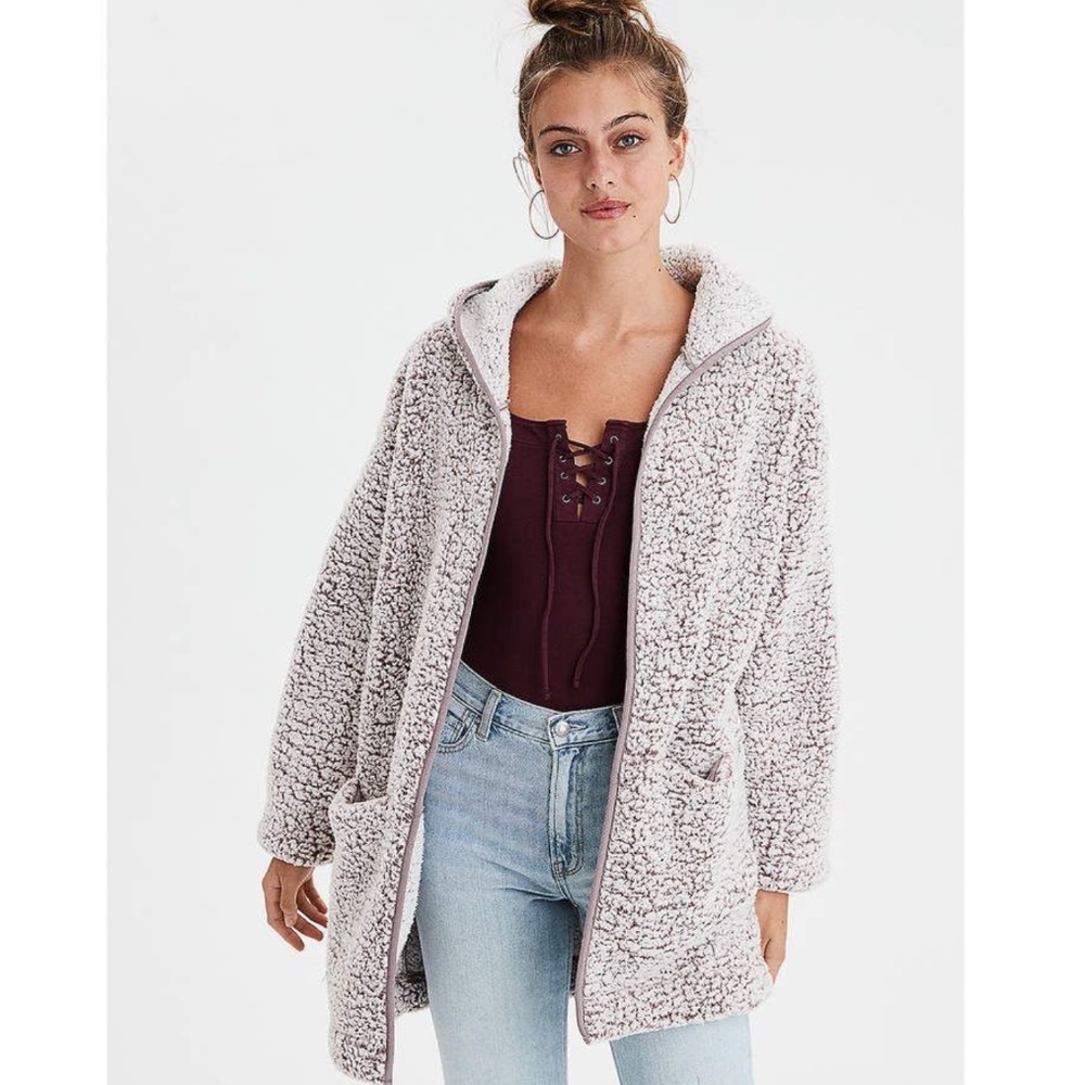 Fluffy cardigan